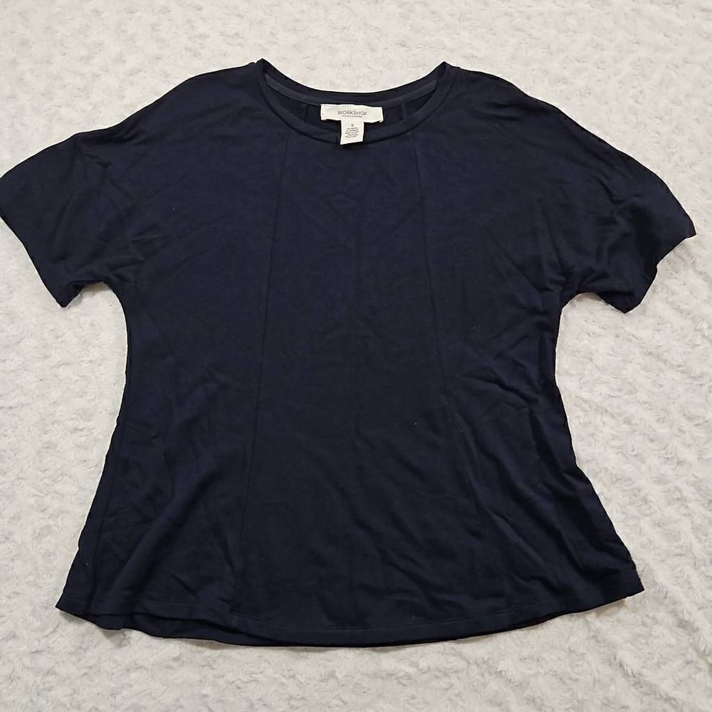 Workshop Republic Clothing Women's small blue blouse office, business, dressy